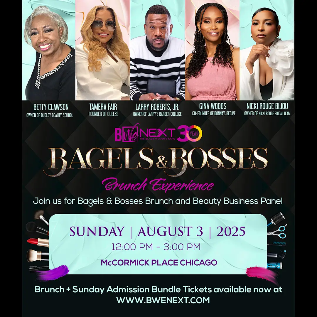 Bagels & Bosses Brunch Event with beauty industry leaders on August 3, 2025, in Chicago