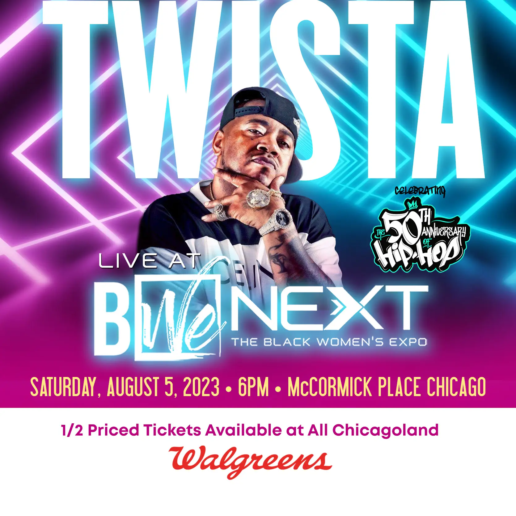 Twista live performance at Black Women's Expo 2023, McCormick Place, Chicago