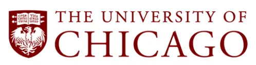 University of Chicago logo with red emblem and text